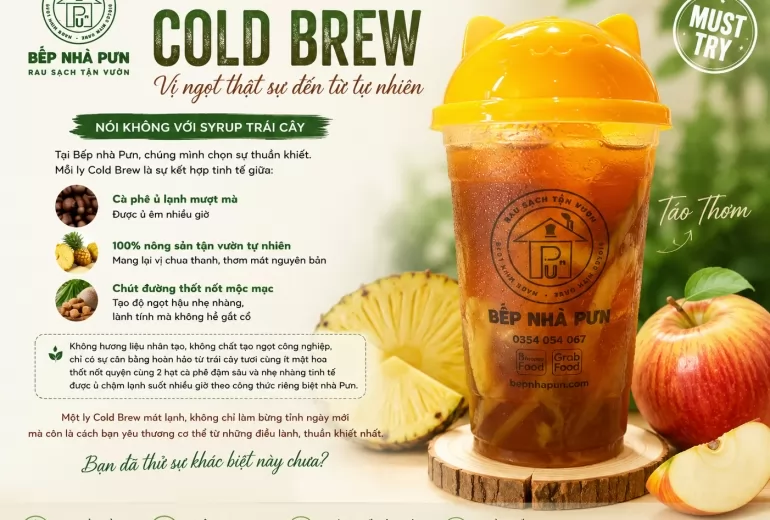 Cold Brew vị Táo Thơm (must try)